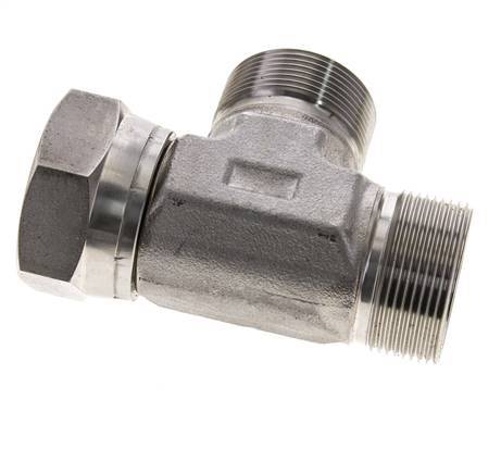 Tee Fitting G1 1/2'' Male x Female Stainless steel Hydraulic 190bar (2669.5psi)