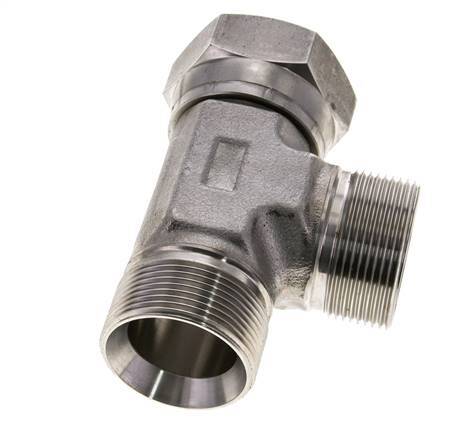 Tee Fitting G1 1/2'' Male x Female Stainless steel Hydraulic 190bar (2669.5psi)