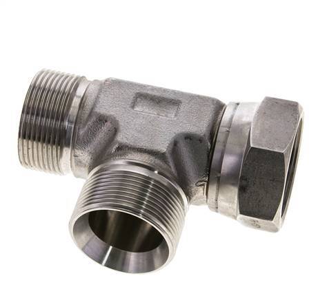 Tee Fitting G1 1/2'' Male x Female Stainless steel Hydraulic 190bar (2669.5psi)