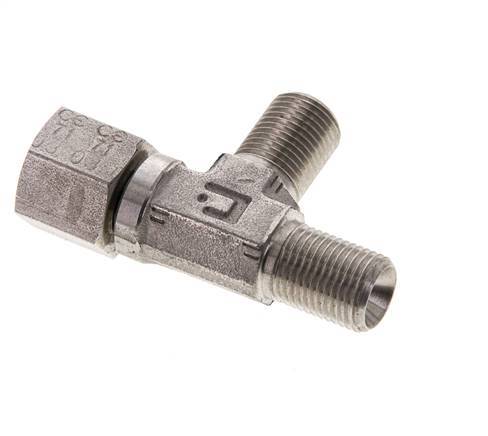 Tee Fitting G1/8'' Male x Female Stainless steel Hydraulic 475bar (6673.75psi)