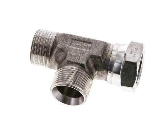 Tee Fitting G1'' Male x Female Stainless steel Hydraulic 225bar (3161.25psi)