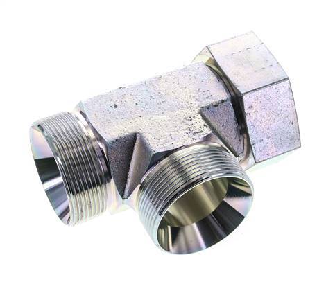 Tee Fitting G2'' Male x Female Steel Hydraulic 175bar (2458.75psi)