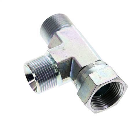 Tee Fitting G3/4'' Male x Female Steel Hydraulic 325bar (4566.25psi)