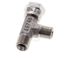 Tee Fitting G1/4'' Male x Female Stainless steel Hydraulic 350bar (4917.5psi)