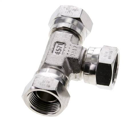 Tee Fitting G3/4'' Female Stainless steel Hydraulic 175bar (2458.75psi)