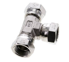 Tee Fitting G3/4'' Female Stainless steel Hydraulic 175bar (2458.75psi)