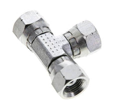Tee Fitting G1/8'' Female Steel Hydraulic 400bar (5620.0psi)
