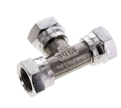 Tee Fitting G1/2'' Female Stainless steel Hydraulic 300bar (4215.0psi)
