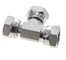 Tee Fitting G1'' Female Steel Hydraulic 150bar (2107.5psi)