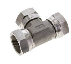 Tee Fitting G1 1/2'' Female Stainless steel Hydraulic 125bar (1756.25psi)