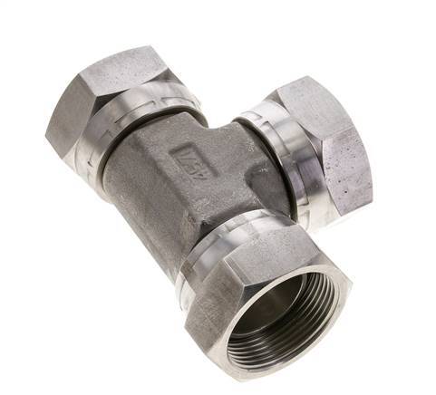 Raccord en T G1 1/2'' Femelle Acier inoxydable Hydraulique 125bar (1756.25psi)
