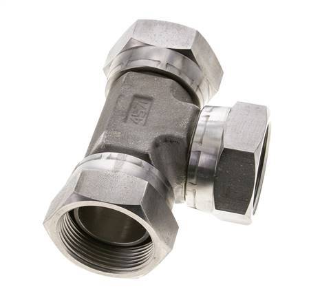 Raccord en T G1 1/2'' Femelle Acier inoxydable Hydraulique 125bar (1756.25psi)