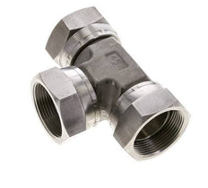 Raccord en T G1 1/2'' Femelle Acier inoxydable Hydraulique 125bar (1756.25psi)