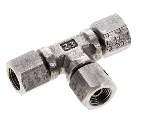 Tee Fitting G1/8'' Female Stainless steel Hydraulic 400bar (5620.0psi)