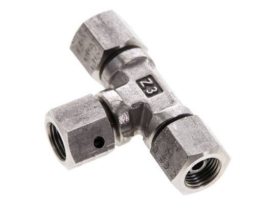 Tee Fitting G1/8'' Female Stainless steel Hydraulic 400bar (5620.0psi)