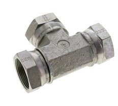 Tee Fitting G1 1/2'' Female Steel Hydraulic 125bar (1756.25psi)