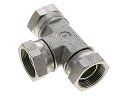 Tee Fitting G1 1/2'' Female Steel Hydraulic 125bar (1756.25psi)