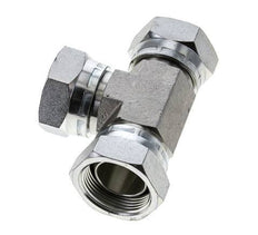 Tee Fitting G1 1/4'' Female Steel Hydraulic 150bar (2107.5psi)