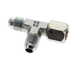 JIC Tee Fitting UNF 9/16''-18 Femelle x Mâle Acier 350bar (4917.5psi)