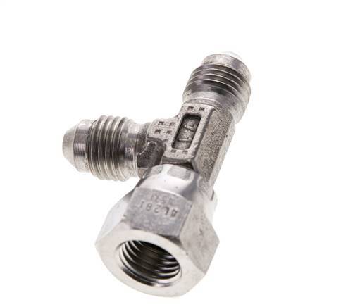 JIC Tee Fitting UNF 7/16''-20 Femelle x Mâle Acier inoxydable 350bar (4917.5psi)