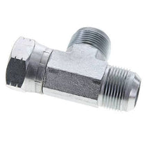 JIC Tee Fitting UN 1-5/16''-12 Female x Male Steel 250bar (3512.5psi)