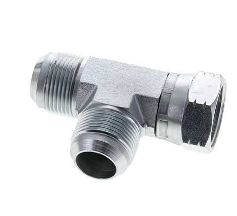 JIC Tee Fitting UN 1-5/16''-12 Femelle x Mâle Acier 250bar (3512.5psi)