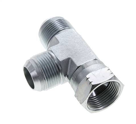 JIC Tee Fitting UN 1-5/16''-12 Femelle x Mâle Acier 250bar (3512.5psi)