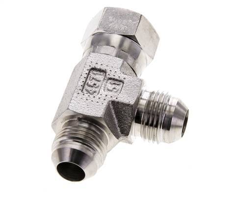 JIC Tee Fitting UNF 3/4''-16 Femelle x Mâle Acier inoxydable 350bar (4917.5psi)