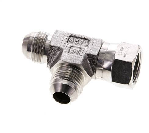 JIC Tee Fitting UNF 3/4''-16 Femelle x Mâle Acier inoxydable 350bar (4917.5psi)