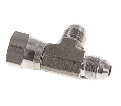 JIC Tee Fitting UNF 1/2''-20 Female x Male Stainless steel 350bar (4917.5psi)