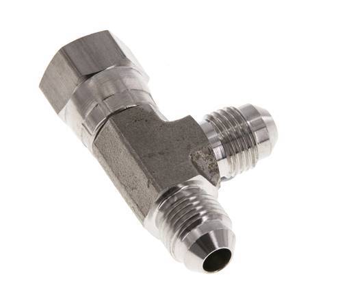JIC Tee Fitting UNF 1/2''-20 Female x Male Stainless steel 350bar (4917.5psi)