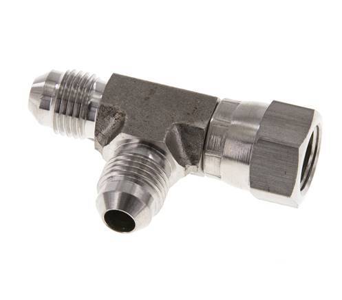 JIC Tee Fitting UNF 1/2''-20 Femelle x Mâle Acier inoxydable 350bar (4917.5psi)