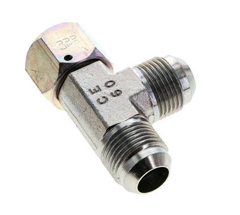 JIC Tee Fitting UN 1-1/16''-12 Femelle x Mâle Acier 350bar (4917.5psi)