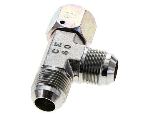 JIC Tee Fitting UN 1-1/16''-12 Femelle x Mâle Acier 350bar (4917.5psi)