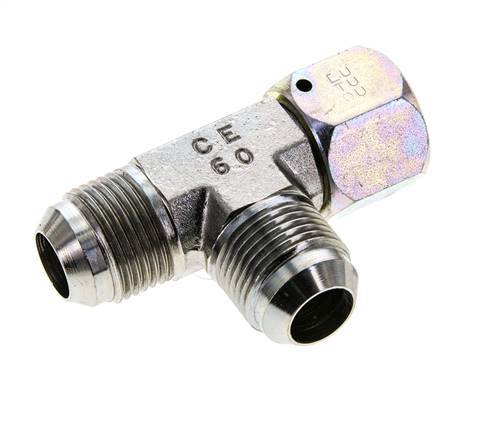 JIC Tee Fitting UN 1-1/16''-12 Femelle x Mâle Acier 350bar (4917.5psi)