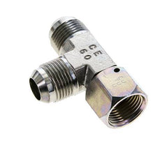 JIC Tee Fitting UN 1-1/16''-12 Femelle x Mâle Acier 350bar (4917.5psi)