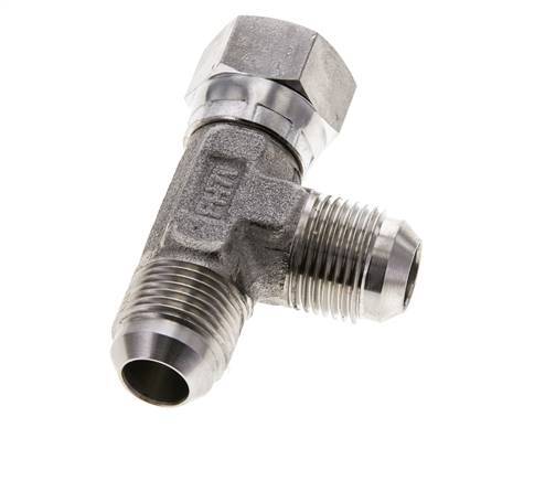 JIC Tee Fitting UNF 7/8''-14 Femelle x Mâle Acier inoxydable 350bar (4917.5psi)
