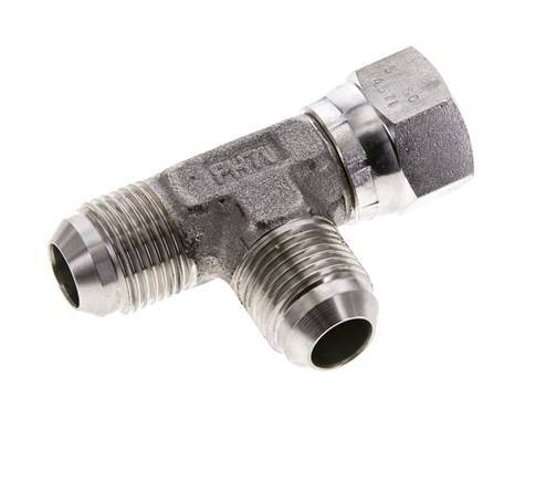 JIC Tee Fitting UNF 7/8''-14 Femelle x Mâle Acier inoxydable 350bar (4917.5psi)