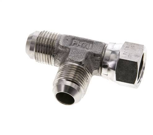 JIC Tee Fitting UNF 7/8''-14 Femelle x Mâle Acier inoxydable 350bar (4917.5psi)