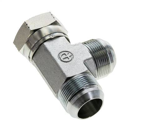 JIC Tee Fitting UN 1-5/8''-12 Female x Male Steel 210bar (2950.5psi)