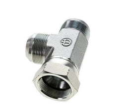 Raccord en T JIC UN 1-5/8''-12 Femelle x Mâle Acier 210bar (2950.5psi)