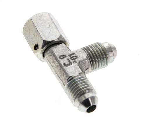 JIC Tee Fitting UNF 7/16''-20 Femelle x Mâle Acier 350bar (4917.5psi)