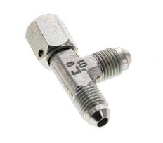 JIC Tee Fitting UNF 7/16''-20 Femelle x Mâle Acier 350bar (4917.5psi)