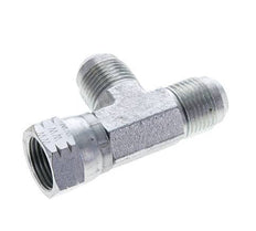 Raccord en T JIC UNF 7/8''-14 Femelle x Mâle Acier 350bar (4917.5psi)