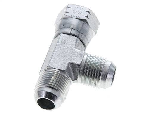Raccord en T JIC UNF 7/8''-14 Femelle x Mâle Acier 350bar (4917.5psi)