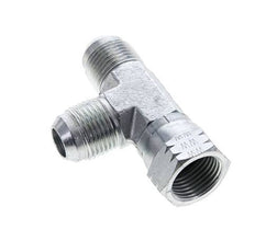 Raccord en T JIC UNF 7/8''-14 Femelle x Mâle Acier 350bar (4917.5psi)
