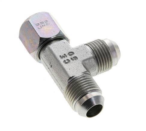 JIC Tee Fitting UNF 3/4''-16 Femelle x Mâle Acier 350bar (4917.5psi)