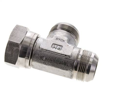 JIC Tee Fitting UN 1-5/8''-12 Female x Male Stainless steel 210bar (2950.5psi)