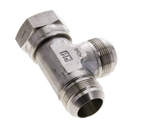 JIC Tee Fitting UN 1-5/8''-12 Femelle x Mâle Acier inoxydable 210bar (2950.5psi)