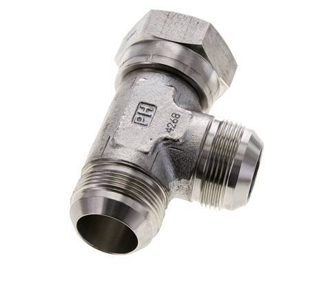 JIC Tee Fitting UN 1-5/8''-12 Female x Male Stainless steel 210bar (2950.5psi)